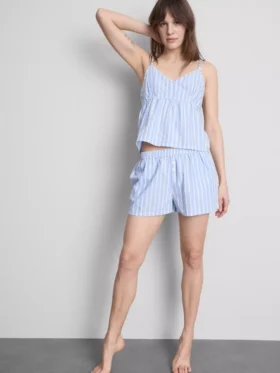 Stribet pyjamasser i bomuld