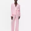 Stribet pyjamasser i satin