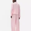 Stribet pyjamasser i satin