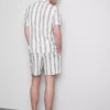 Stribet pyjamasskjorte