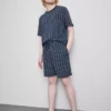 Stribet pyjamastoppe