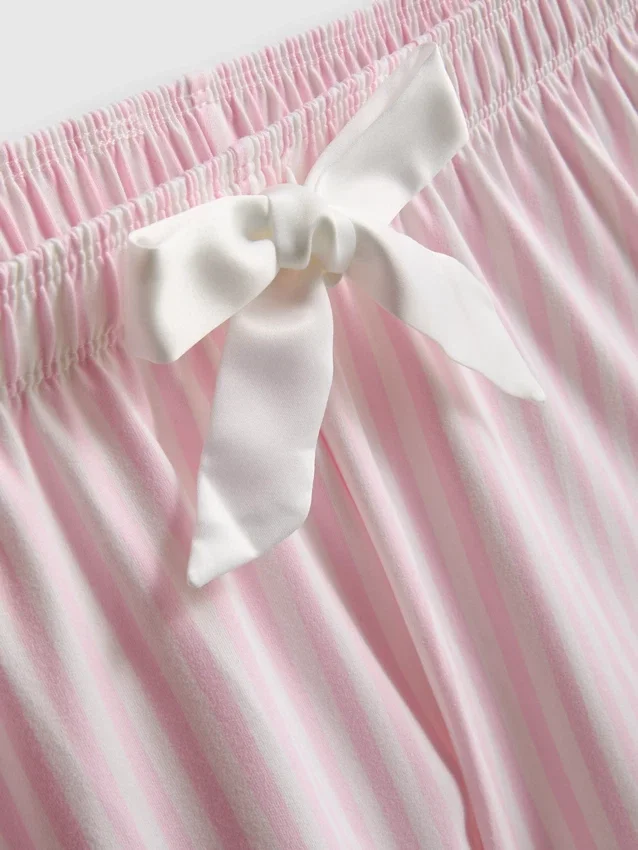 Stribet shorty-pyjamasser
