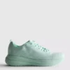 Strikkede sneakers med snørebånd