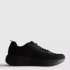 Strikkede sneakers med snørebånd