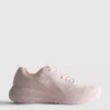 Strikkede sneakers med snørebånd
