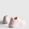 Strikkede sneakers med snørebånd