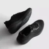 Strikkede sneakers med snørebånd
