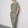 Strukturerede pyjamasbukser