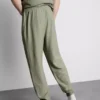 Strukturerede pyjamasbukser