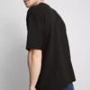 Struktureret, kasseformet T-shirt