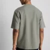 Struktureret, kasseformet T-shirt