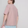 Struktureret, kasseformet T-shirt