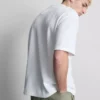 Struktureret, kasseformet T-shirt