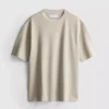 Struktureret, kasseformet T-shirt