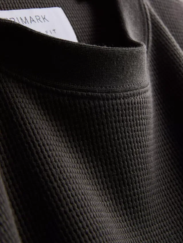 Struktureret, kasseformet T-shirt