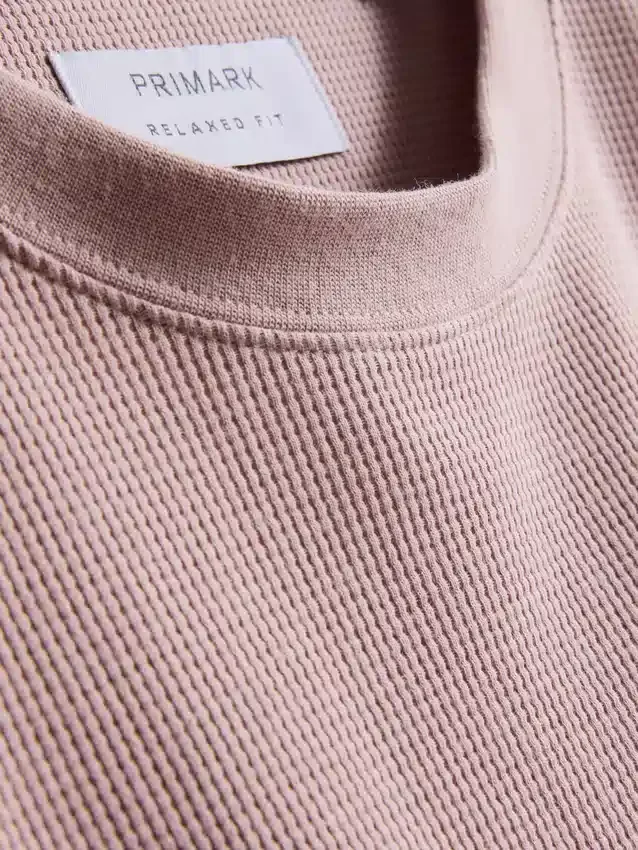 Struktureret, kasseformet T-shirt