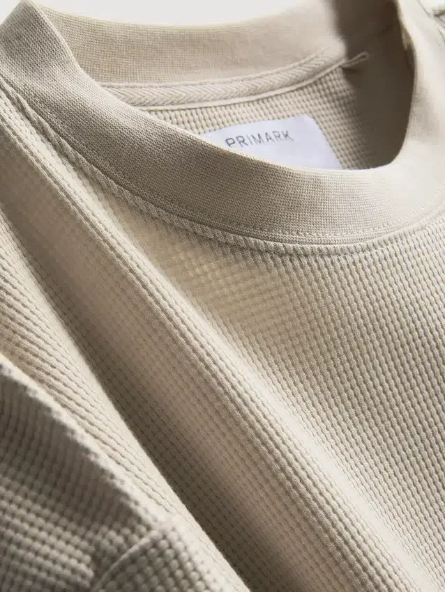 Struktureret, kasseformet T-shirt