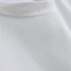 Struktureret, kasseformet T-shirt