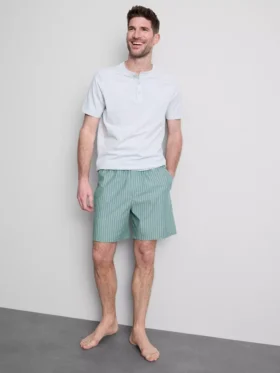 Struktureret kort pyjamassæt