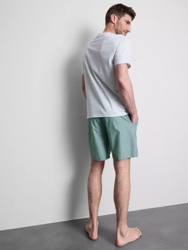 Struktureret kort pyjamassæt
