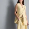 Struktureret lang vest