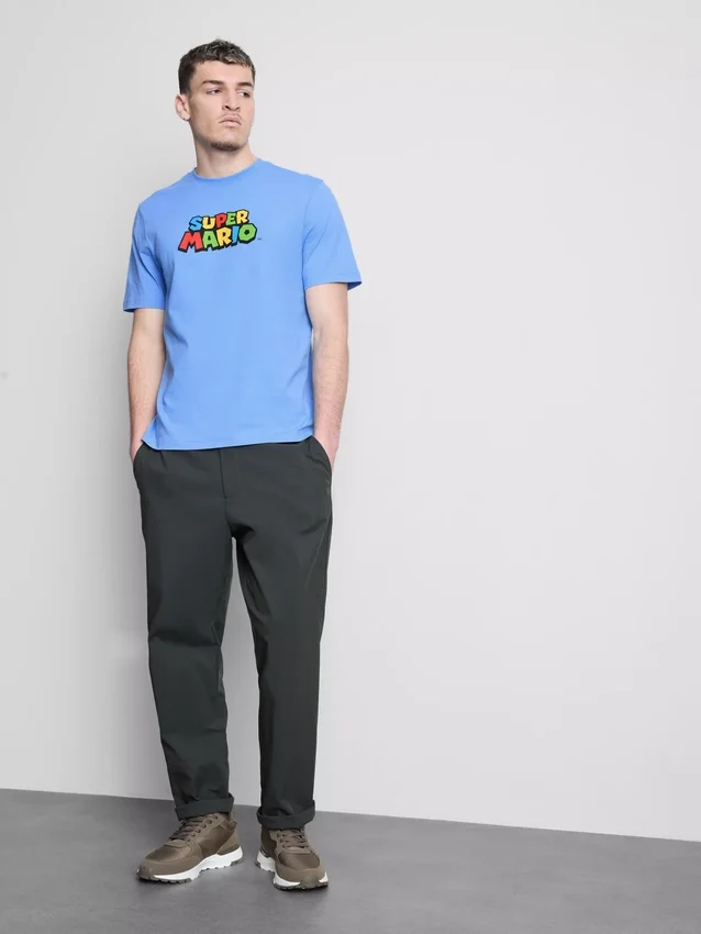 Super Mario-skjorte i bomuld med grafisk print