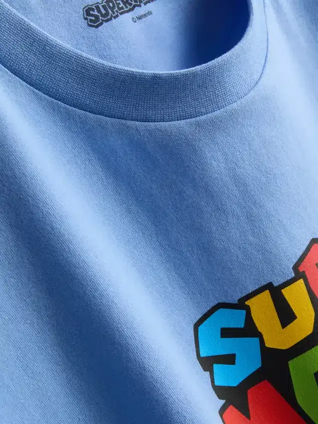 Super Mario-skjorte i bomuld med grafisk print