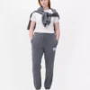 Sweatpants med manchetter og print