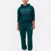 Sweatpants med manchetter og print