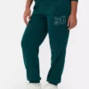 Sweatpants med manchetter og print