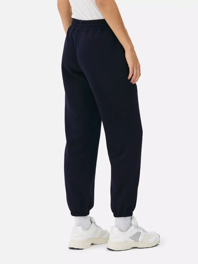 Sweatpants med manchetter og print