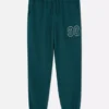 Sweatpants med manchetter og print