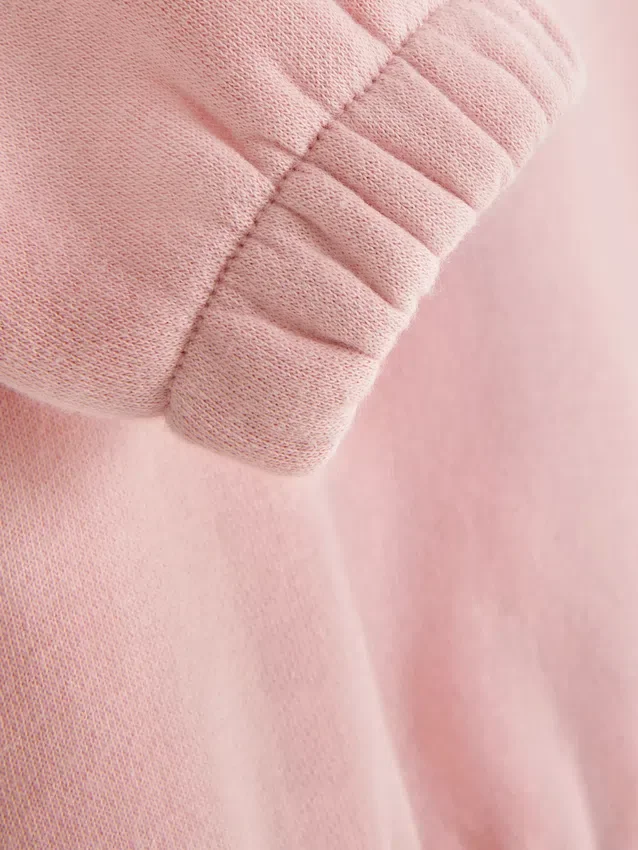Sweatshirt med rund hals