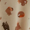 Sweatshirt med skovdyr-motiv