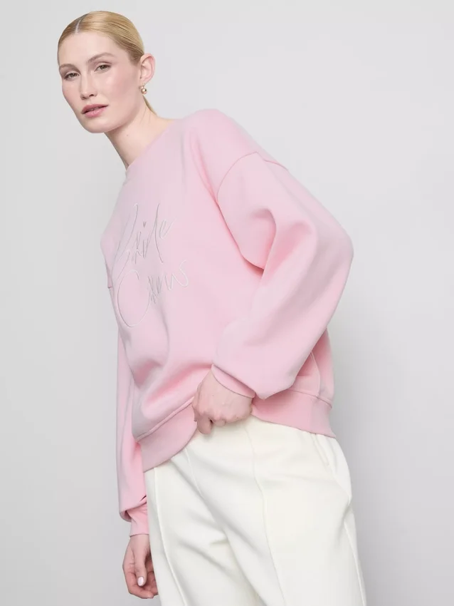 Sweatshirt med slogan til brudepigerne