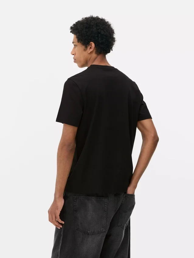 T-shirt med Dolomitter-print