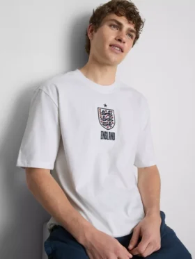 T-shirt med Englands våbenskjold