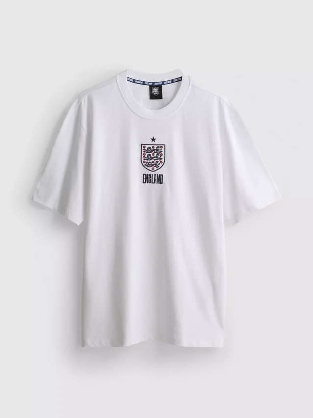 T-shirt med Englands våbenskjold