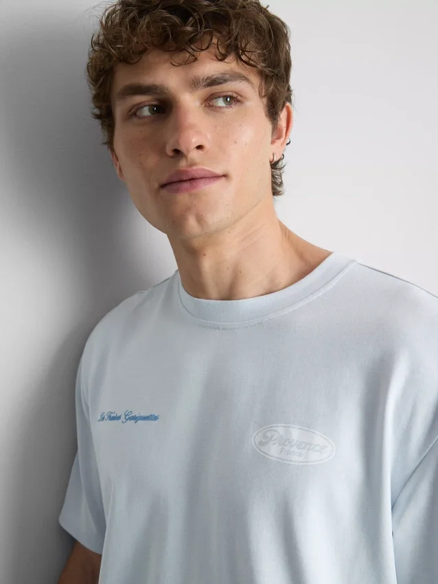 T-shirt med frugtmotiv