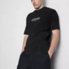 T-shirt med grafisk tryk på ryggen