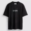 T-shirt med grafisk tryk på ryggen