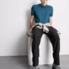 T-shirt med kort ærme i regular fit-stil
