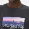 T-shirt med New York City-print