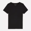 T-shirt med rund hals og stretch