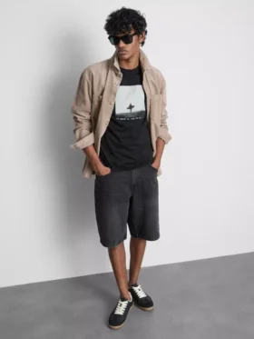 T-shirt med surferfoto
