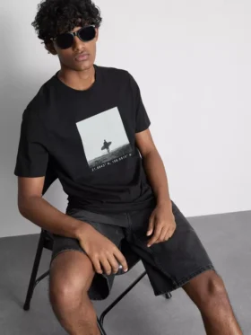 T-shirt med surferfoto