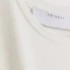 T-shirt med tætsiddende kapærmer