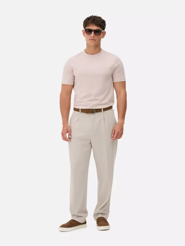T-shirt med tætsiddende pasform og stretch