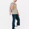 T-shirt med tætsiddende pasform og stretch