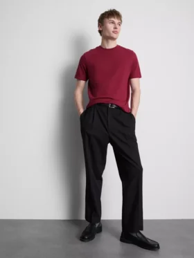 T-shirt med tætsiddende pasform og stretch